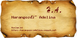 Harangozó Adelina névjegykártya